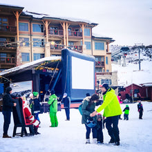 Load image into Gallery viewer, 20' Pro Outdoor Movie Screen - Ski Resort
