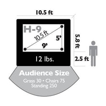 Load image into Gallery viewer, 9' Home Outdoor Inflatable Movie Screen
